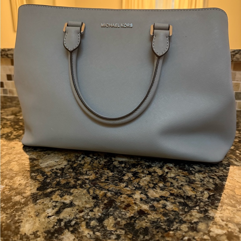 Michael Kors Light Gray Tote Bag